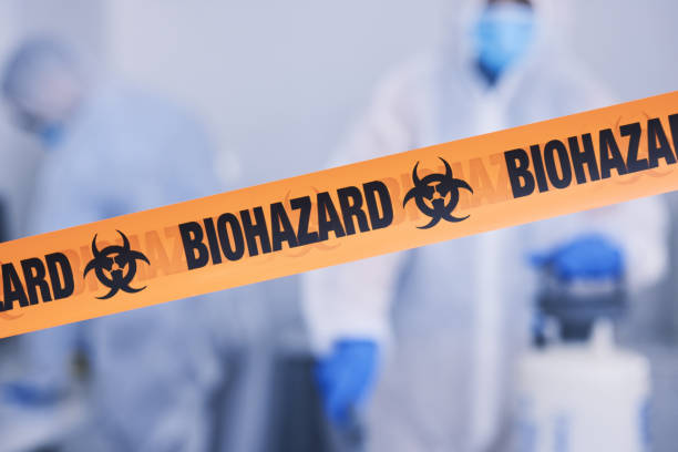 Professional Biohazard Cleanup technician working in West Lafayette, IN